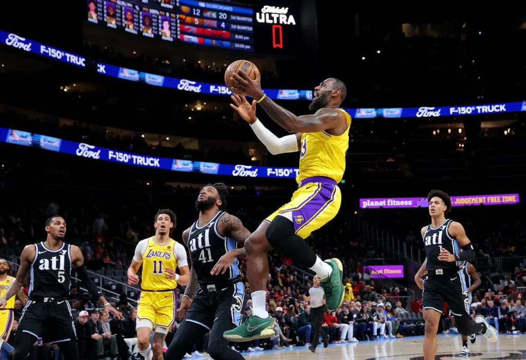 Elder statesman LeBron James not thinking Great about his Extra age in a Los Angeles Of The Lakers suffer defeat against the Atlanta Hawks
