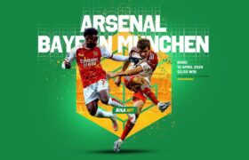 Now Arsenal vs Bayern Munich result in the: Score 2-2