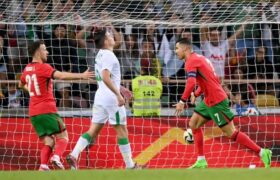 Now portugal vs irlandia Result in the: Score 2-0